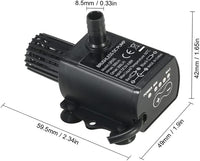 Decdeal DC 5V 300L/H submersible aquarium water pump - view 3