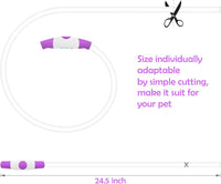 Led Dog Collar, BSEEN USB Rechargeable Flash Light up Dog Collar – Essentials for Dogs - Purple - image 4