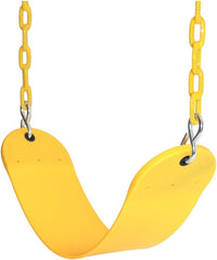 Pink Swing Seat, Heavy Duty Chain Plastic Coated - Yellow - image 3