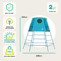 Explorer 2 Jungle Gym Climbing Set with Adjustable Steel Frame - image 4