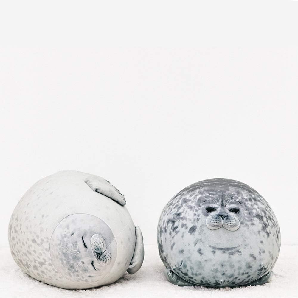 MerryXD Chubby Blob Seal Pillow - Grey / Large (Pack of 2) - image 2