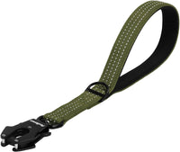 Heavy Duty Short Dog Leash - Army Green / 12 Inch