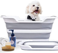 CYGNE Dog Bath Tub with Water Drain Plug