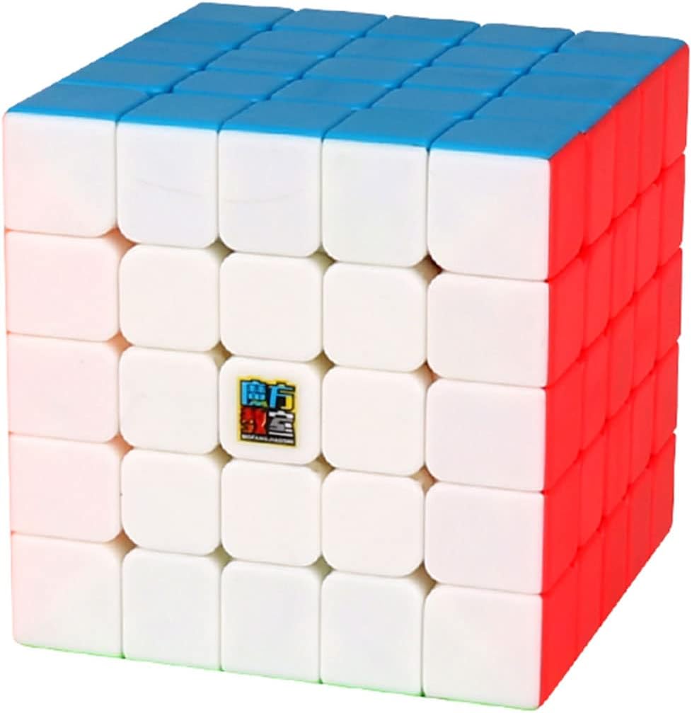MeiLong 5x5 stickerless speed cube in bright colors