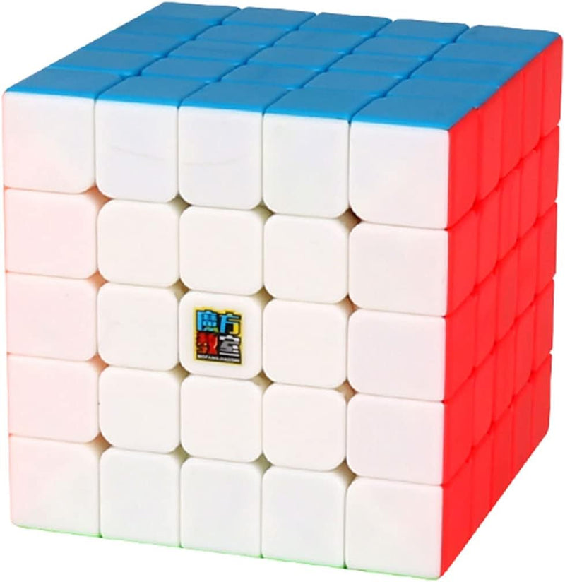 MeiLong 5x5 stickerless speed cube in bright colors