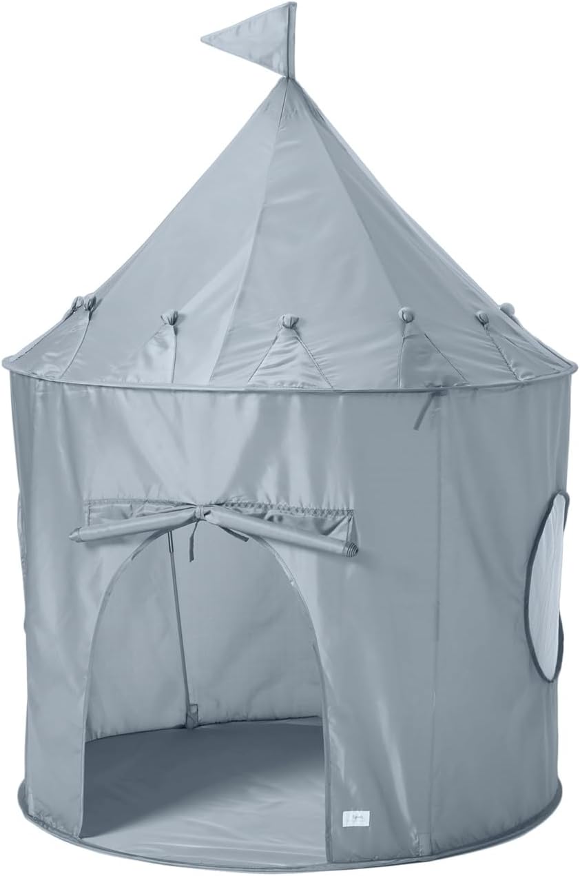 3 Sprouts Kids Play Tent for Ages 3 to 10 - Solid Blue - image 2