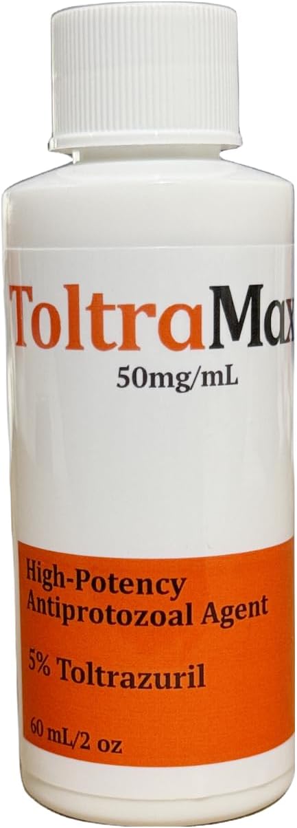 Toltrazuril 5.0% for Horses, Dogs, Cats, 60mL/2 Ounce, for Non-Food Chain Animals