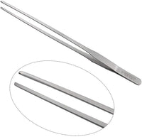 Aquarium Tweezer Set - FEITA Long Stainless Steel Curved & Straight Aquarium Feeding Tweezers Scissors Maintenance Tools Kit (3 Pcs)