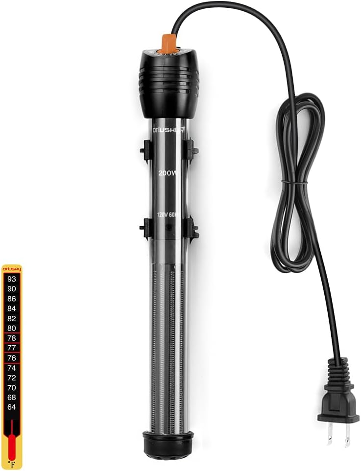 Orlushy Submersible Aquarium Heater - C200