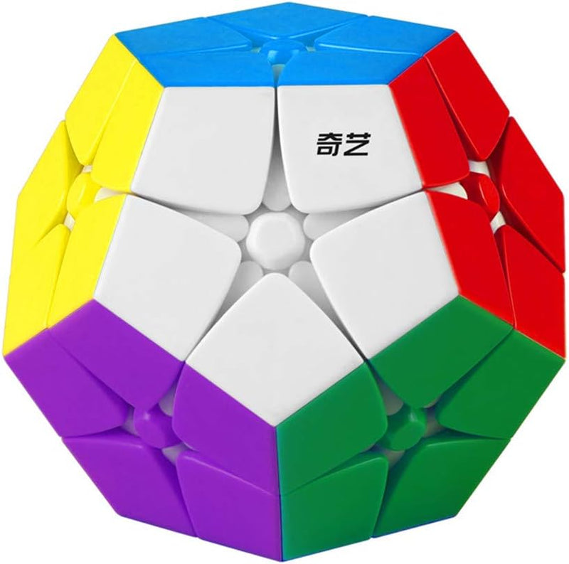 CuberSpeed QiYi 2x2 kilominx puzzle, stickerless 12 sided frosted speed cube