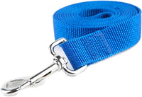 Nylon Dog Training Leash, Traction Rope - 1'' x 7 FT / Blue - image 2