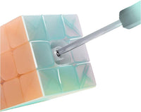 QiYi Warrior W 3x3 stickerless jelly speed cube with frosted transparent colors - view 6
