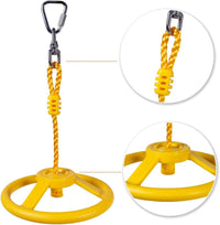 OYOCOOL ninja wheel obstacle with 360 degree rotating joint, strap and carabiner for slackline cours - view 7