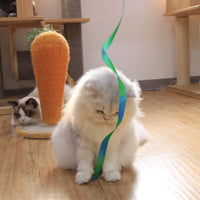 LASOCUHOO Interactive Cat Wand Toys Interactive Cat Teaser Wand - Greenrainbow - image 4