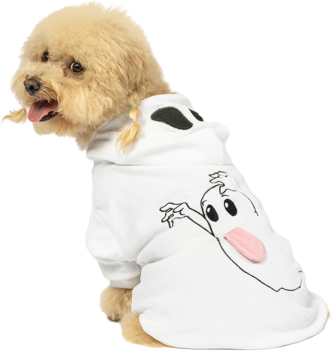 Halloween Pig Dog Costume - Small / White Ghost