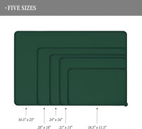 Waterproof Pet Feeding Mat with High Raised Edges, Heavier and Thicker Placemats for Cat Dog Water Bowl with BPA Free, Dogs Cats Food Mats for Messy Drinkers to Prevent Spill and Protect Floors