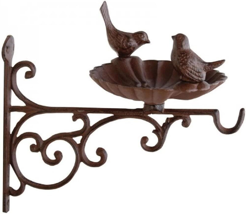 Esschert Design FB163 Cast Iron Birdbath with Bracket – Essentials for Birds