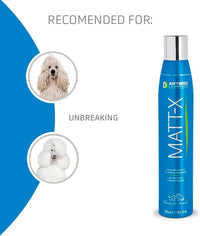 Artero Matt-X Dematter. Ultra Dematting and Finishing Spray for Dogs and Cats. A Powerful dematting, Conditioning Spray