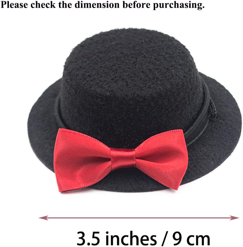 DuvinDD bearded dragon hat and red bowtie costume set, adjustable - view 2