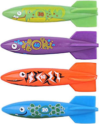 Diving Pool Toy Underwater Swimming Throwing Diving Torpedo Shark - Shark4