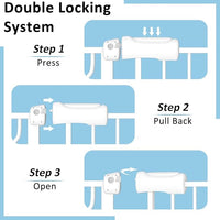 TSAYAWA Baby Gate Extra Wide Fits 71.5-85.8 inch Wide Opening - Dog Pet Gates for Doorways Stairs No Drilling Pressure Mounted - Large Child Safety Gate Indoor Outdoor White