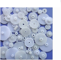 58PCS Small Gears Set Plastic Gears Module 0.5 for DC Motor DIY Model