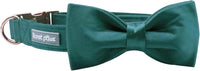Lionet Paws Bowtie Dog Collar - X-Large (Pack of 1) / Black Green - image 4