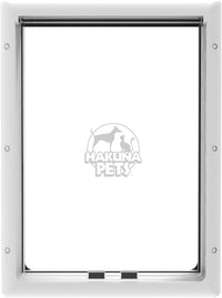 Hakuna Pets Essential Pet Door for Screens - Large / White