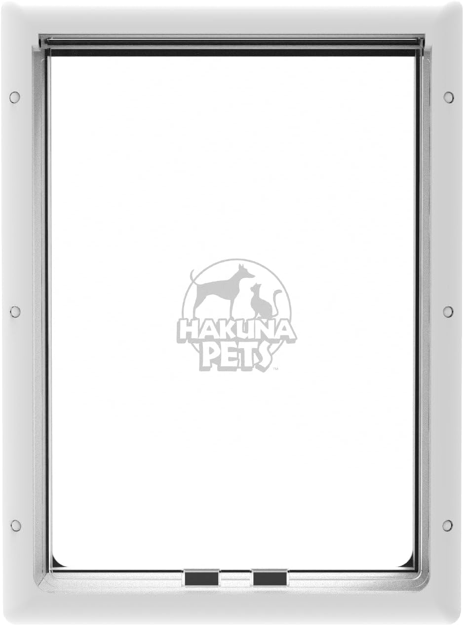 Hakuna Pets Essential Pet Door for Screens - Large / White