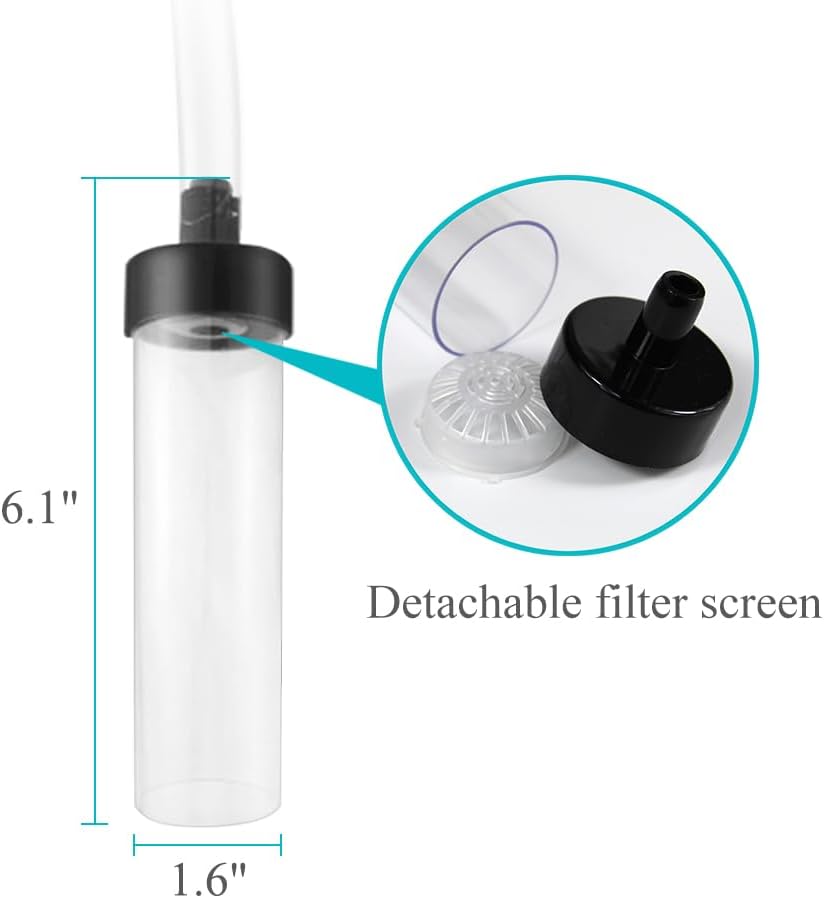 Laifoo 5ft-S Aquarium Siphon Vacuum Cleaner for Fish Tank Cleaning - 5ft-S - image 3