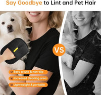 Pet Hair Removal Gloves Brush, Reusable Cat Dog Electrostatic Hair Remover Grooming Glove Tool