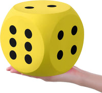 Shappy 6 Inch Foam Dice Big Dice Jumbo Large Cube, 1 Pc - Yellow / 1
