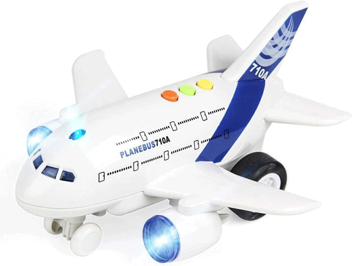 Airplane Toys for Toddlers, Friction Powered Toy Plane for Kids