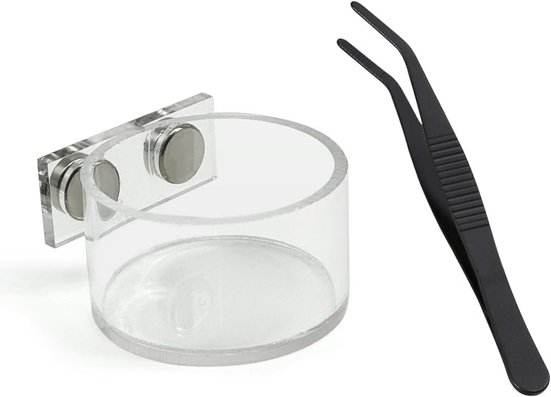Jumping Spider Feeding Dish Set, Magnetic Water Bowl