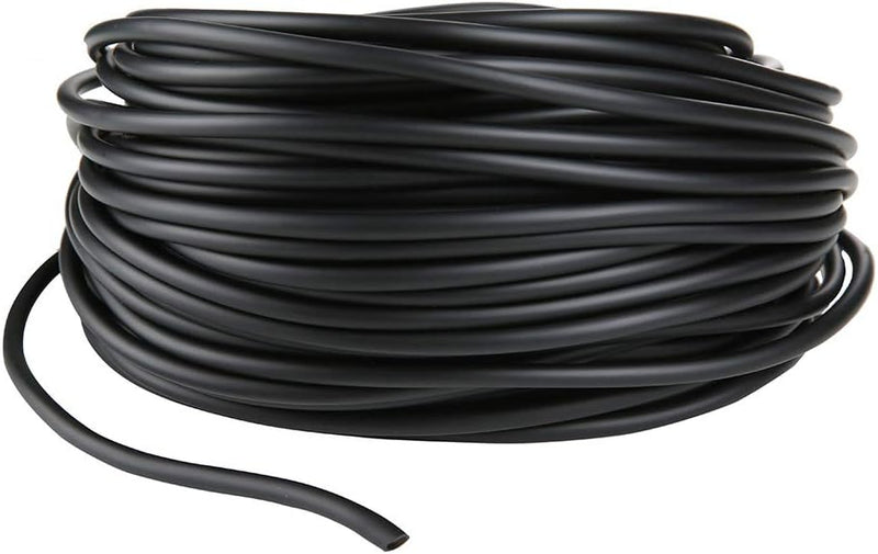 Aquarium 50 Feet Standard 3/16" Black Flexible Airline Tubing – Essentials for Fish - 100 Feet