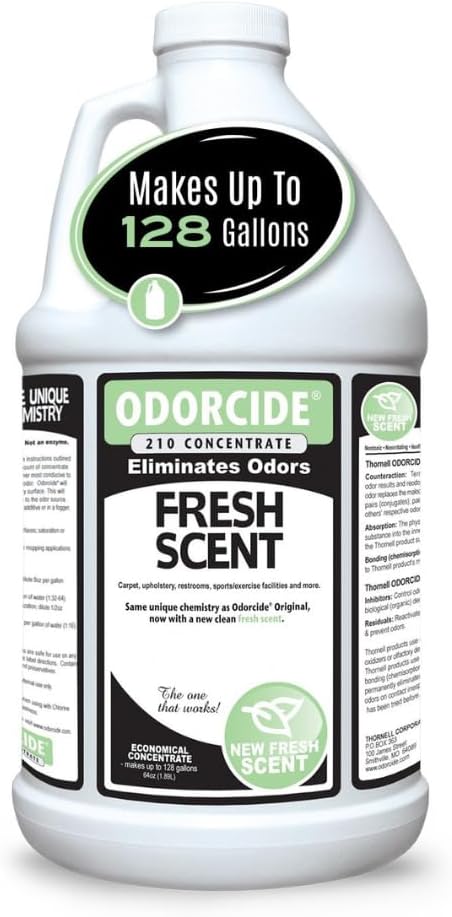 Odorcide Odor Eliminator Concentrate: Odor Eliminator for Strong Odor - Fresh Scent / 64 oz