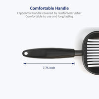 Cat Litter Scoop, Non-Stick Plated Aluminum Alloy Sifter - Large / #06 Black - image 4