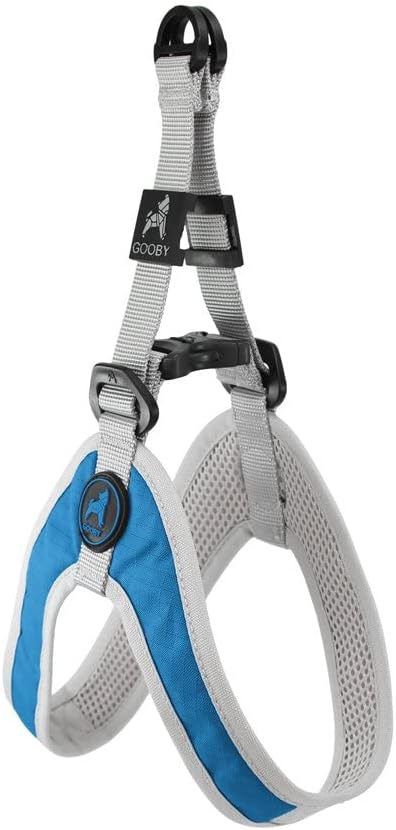 Gooby Simple Step-in III Dog Harness - Large chest (18.5∼23.75") / Blue - image 2