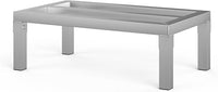 14 in X 24 in. Aquarium Stand | Industrial Style Aluminum Fish Tank Base with Open Frame Design