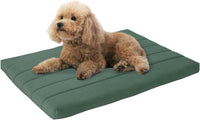 BALANCE Dog Crate Bed, Orthopedic Dog Bed Pad with Waterproof Liner, Washable Crate Foam Pet Mat - Mint Leaf / 30.0"L x 19.0"W x 1.6"Th