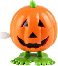 The Dreidel Company 2 inch Halloween pumpkin wind-up toys, 3 pack - view 9