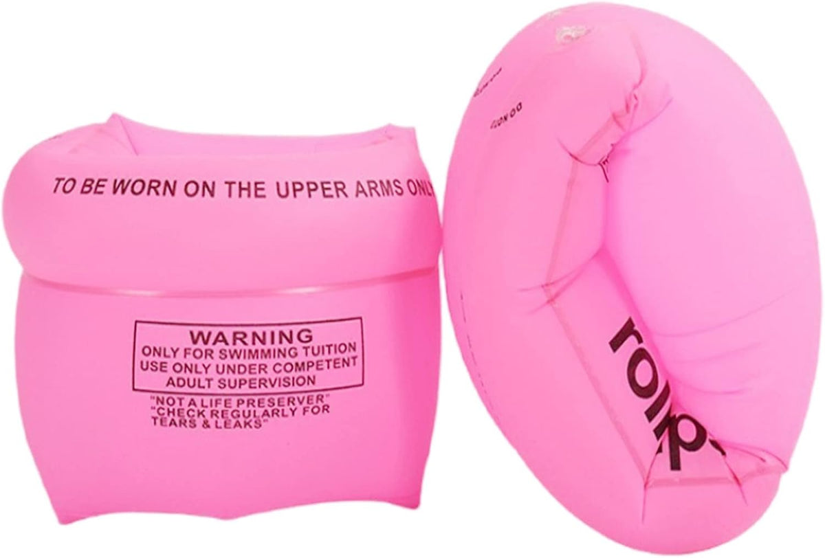 2-4 Pack Arm Floaties for Kids and Adults - Pink 2pcs