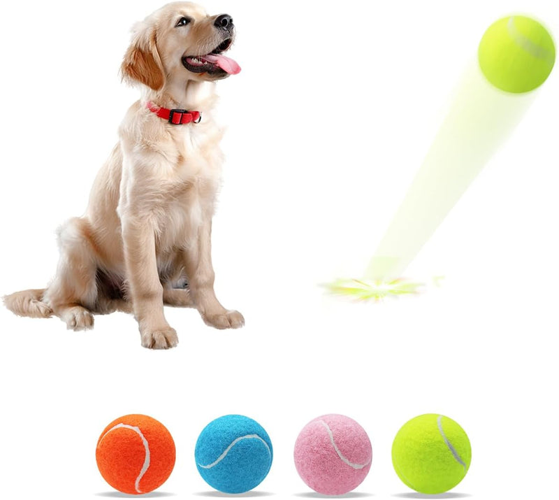 Magicorange Tennis Balls for Dogs - Multicolor / 4 Pack