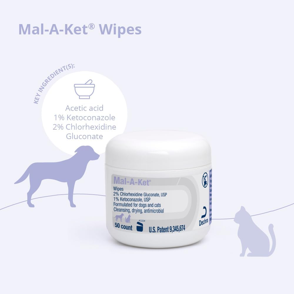 Mal-A-Ket Wipes, 2.25" Round - 50 Count (Pack of 2) - image 3