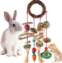 YIXUND Rabbit & Guinea Pig Toys - 18 Pcs