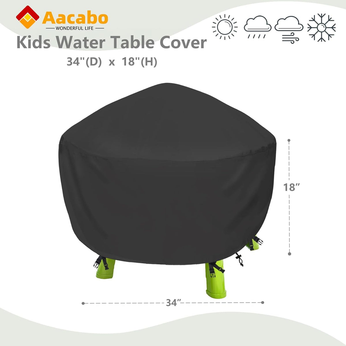 Aacabo two way water table pump with suction cups and a swivel outlet tube - view 12