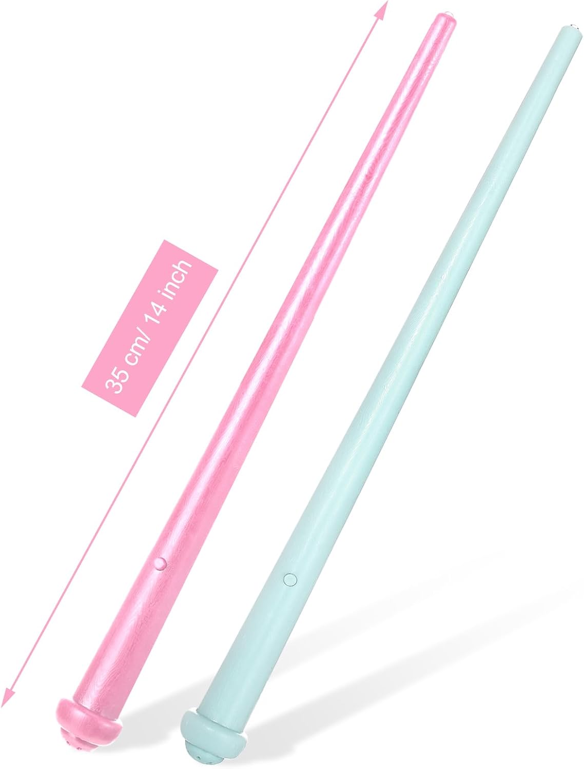 Gejoy 2 Pcs Magic Wand for Kid Light up with Sound - Blue,pink - image 3