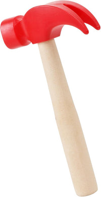 Hxezoc 2 Pack Wooden Hammer Toys Simulation Hammers Maintenance Tools - Red / 1 Pack
