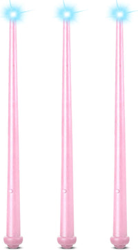 Skylety 3 light up magic wands with sound in black, dark brown and yellow - view 3
