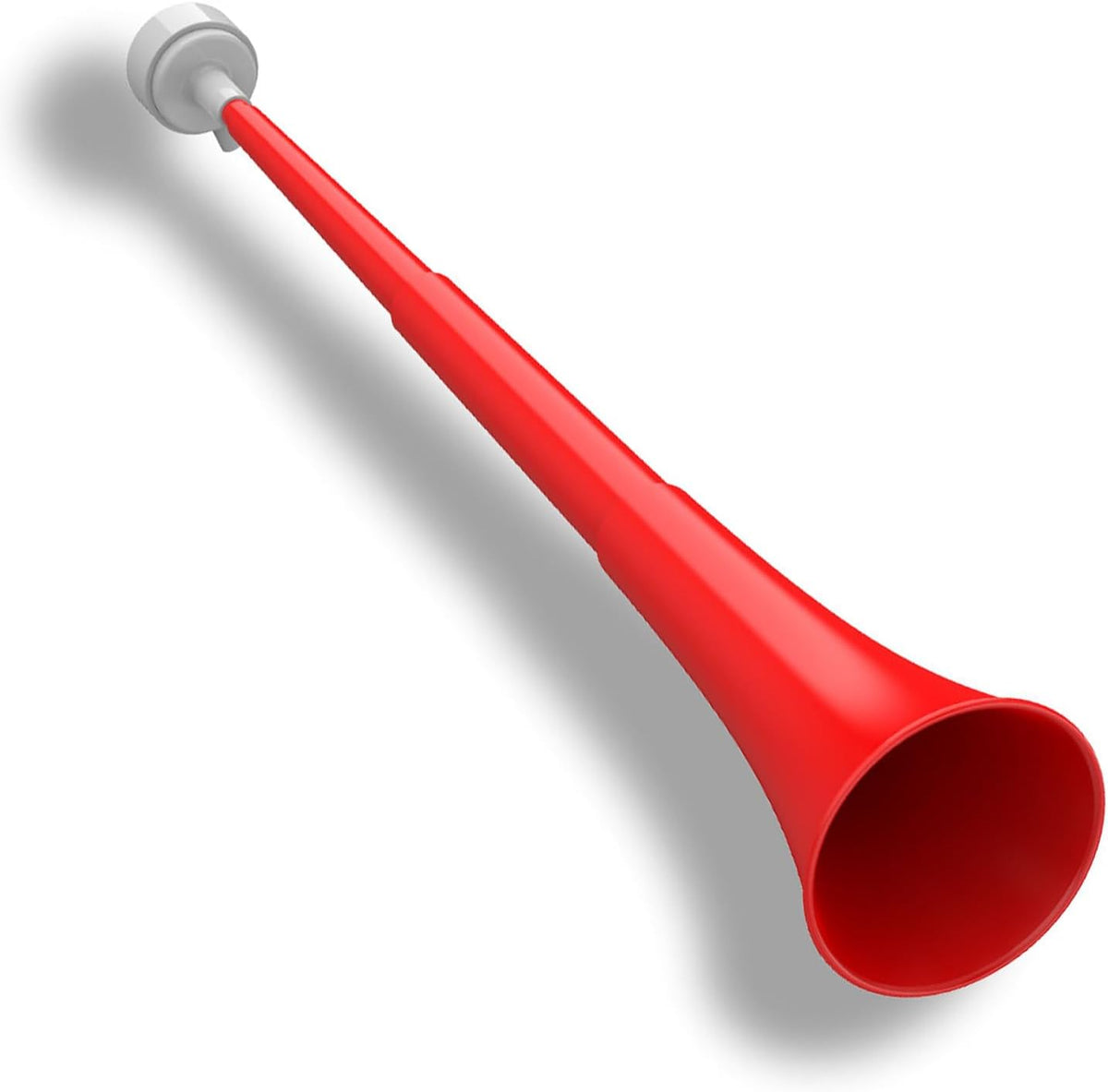 Stadium Horn Vuvuzelas Soccer Noisemakers Collapsible Blow Trumpet - Red
